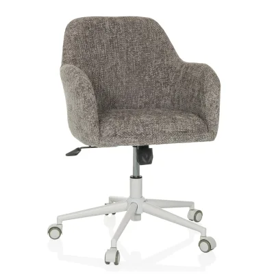 hjh LIVING Home Office Bürostuhl SOLAO HOME Stoff mit Armlehnen
