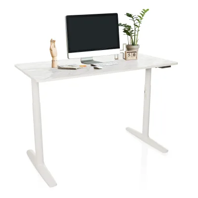 hjh OFFICE Elektrisch höhenverstellbarer Schreibtisch STAND PRO MDF Platte, Gestell aus Stahl