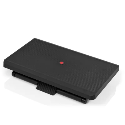 hjh OFFICE Fußablage PIEDINO STRIPE PRO Kunststoff