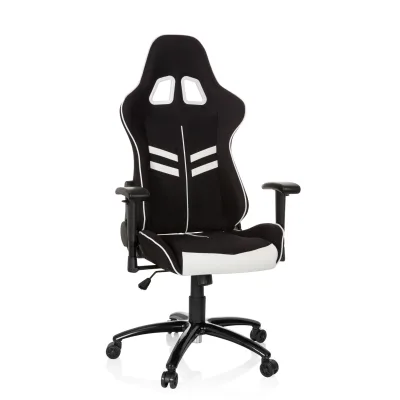 hjh OFFICE Gamingstuhl LEAGUE PRO I Stoff mit Armlehnen (höhenverstellbar)