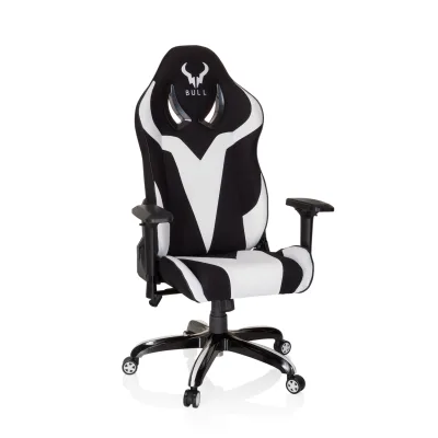 hjh OFFICE Gamingstuhl PROMOTER II Stoff mit Armlehnen (höhenverstellbar)