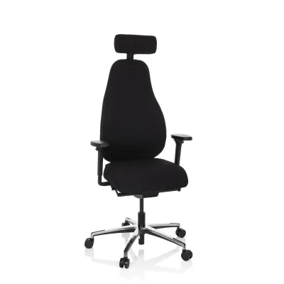 hjh OFFICE High End Bürostuhl RESISTIO Stoff mit Armlehnen (höhenverstellbar)