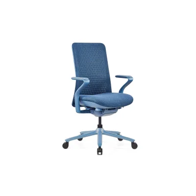 hjh OFFICE High End Bürostuhl VERVIO Stoff / Netzstoff mit Armlehnen
