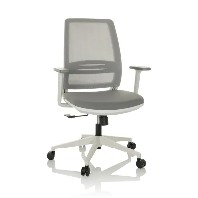 hjh OFFICE Home Office Bürostuhl PROFONDO ECO W Stoff / Netzstoff mit Armlehnen