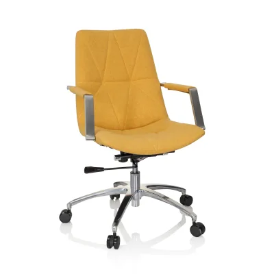 hjh OFFICE Home Office Bürostuhl SARANTO II Stoff mit Armlehnen