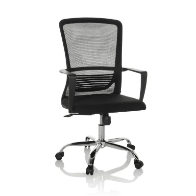 hjh OFFICE Home Office Bürostuhl STAR-TEC S Stoff / Netzstoff mit Armlehnen