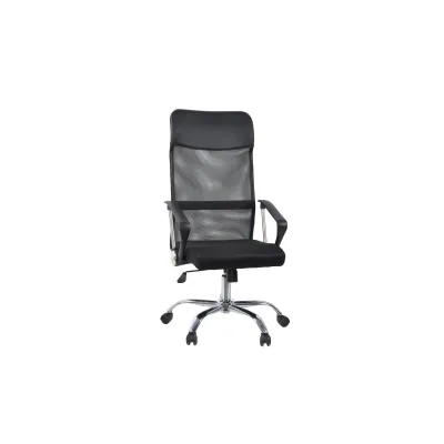 hjh OFFICE Home Office Chefsessel Stryka Net Netzstoff mit Armlehnen