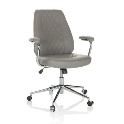hjh OFFICE Home Office Chefsessel THEO I Kunstleder mit Armlehnen