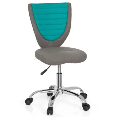 hjh OFFICE Kinderdrehstuhl KIDDY COMFORT Stoff ohne Armlehnen
