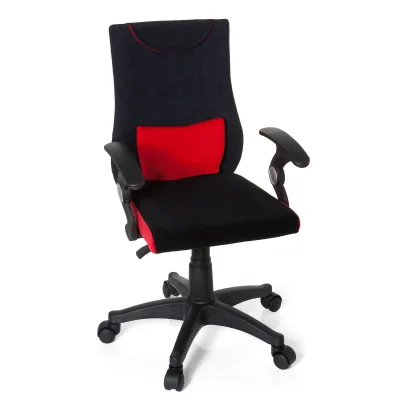 hjh OFFICE Kinderdrehstuhl KIDDY PRO AL Stoff mit Armlehnen