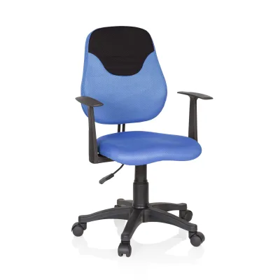 hjh OFFICE Kinderdrehstuhl KIDDY STYLE Stoff mit Armlehnen