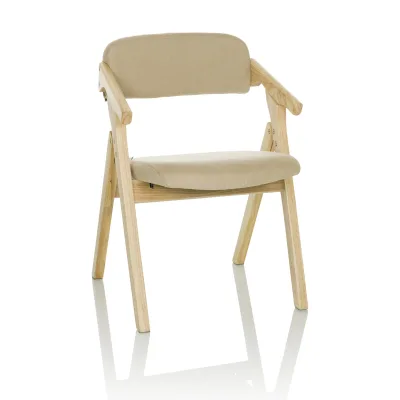 hjh OFFICE Klappstuhl SCANDIO Stoff mit Armlehnen