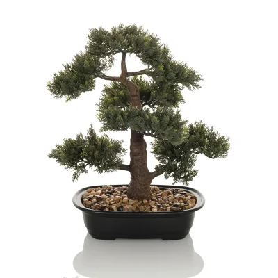 hjh OFFICE Kunstpflanze BONSAI Kunststoff