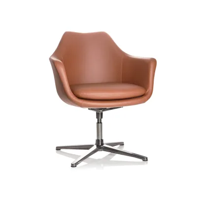 hjh OFFICE Loungesessel ARTEMIA Kunstleder mit Armlehnen