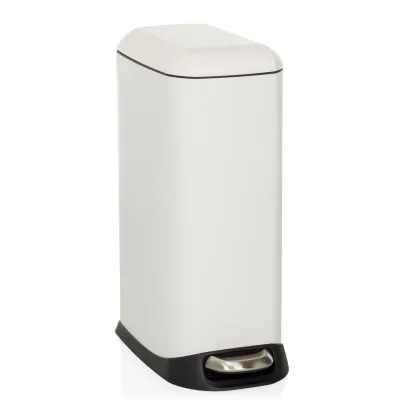 hjh OFFICE Mülleimer CLEAN SLIM Stahl