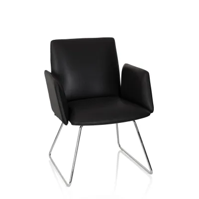 hjh OFFICE Polsterstuhl DESIGNIA V Kunstleder mit Armlehnen