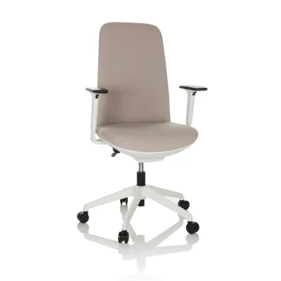 hjh OFFICE Profi Bürostuhl NESTORA Stoff mit Armlehnen (höhenverstellbar)