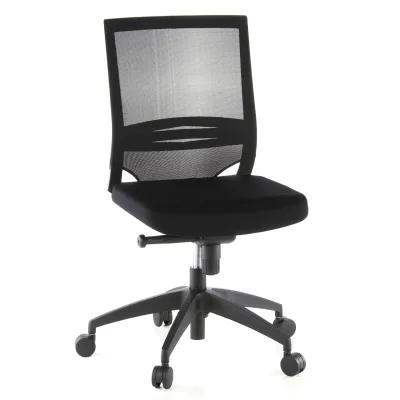 hjh OFFICE Profi Bürostuhl PORTO ECO Stoff / Netzstoff ohne Armlehnen