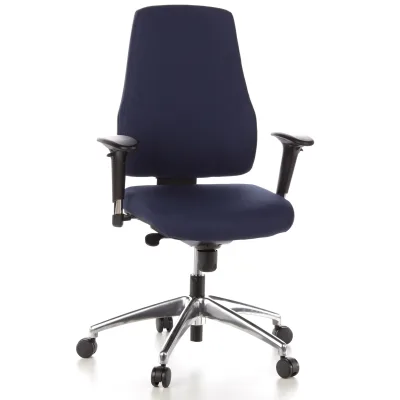 hjh OFFICE Profi Bürostuhl PRO-TEC 200 Stoff mit Armlehnen (höhenverstellbar)