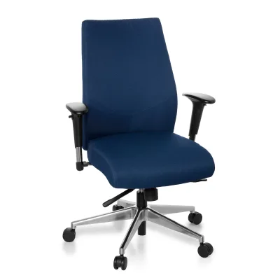 hjh OFFICE Profi Bürostuhl PRO-TEC 250 Stoff mit Armlehnen (höhenverstellbar)