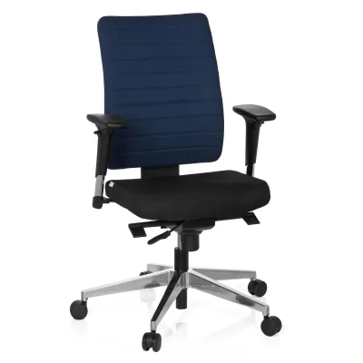 hjh OFFICE Profi Bürostuhl PRO-TEC 350 Stoff mit Armlehnen (höhenverstellbar)