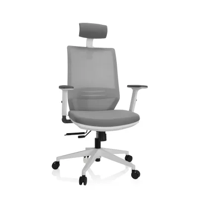 hjh OFFICE Profi Bürostuhl PROFONDO PRO W Stoff / Netzstoff mit Armlehnen (höhenverstellbar)