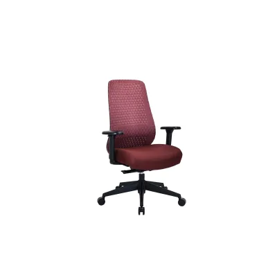 hjh OFFICE Profi Bürostuhl Verviq Stoff / Netzstoff mit Armlehnen (höhenverstellbar)
