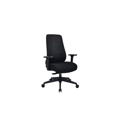 hjh OFFICE Profi Bürostuhl Verviq Stoff / Netzstoff mit Armlehnen (höhenverstellbar)