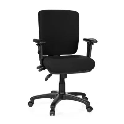 hjh OFFICE Profi Bürostuhl ZENIT BASE Stoff mit Armlehnen (höhenverstellbar)