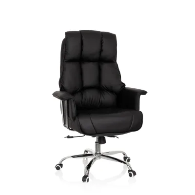 hjh OFFICE Profi Chefsessel COMMANDER Kunstleder mit Armlehnen