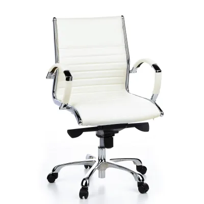 hjh OFFICE Profi Chefsessel PARMA 10 Leder mit Armlehnen