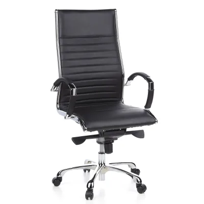 hjh OFFICE Profi Chefsessel PARMA 20 Leder mit Armlehnen