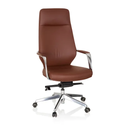 hjh OFFICE Profi Chefsessel VELVET Kunstleder mit Armlehnen