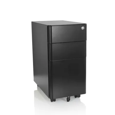 hjh OFFICE Rollcontainer COLOR I Stahl