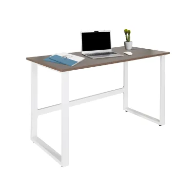 hjh OFFICE Schreibtisch WORKSPACE LIGHT I Melaminharzbeschichtete Spanplatte, Gestell pulverbeschichteter Stahl