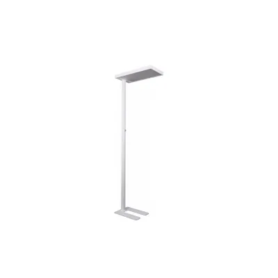 hjh OFFICE Stehlampe LUMANOVA Aluminium / PMMA