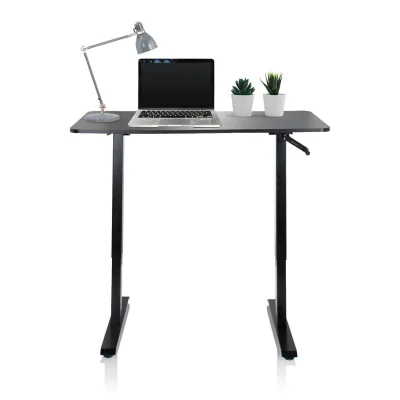 hjh OFFICE Stehschreibtisch STAND CR MDF Platte, Gestell aus Stahl