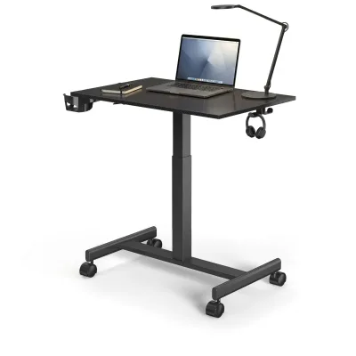 hjh OFFICE Stehschreibtisch Stand K MDF Platte, Gestell aus Stahl