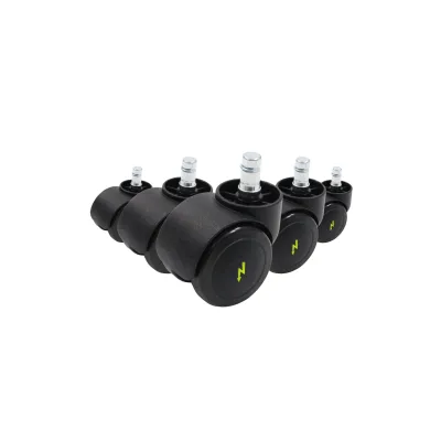 hjh OFFICE Stuhlrollen 5x ROLO ESD 10mm/50mm Metall, Kunststoff