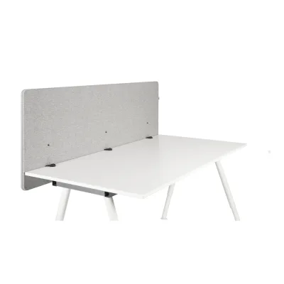 hjh OFFICE Tischtrennwand FLEXMIUT D 160 Kunststoff, Stoff