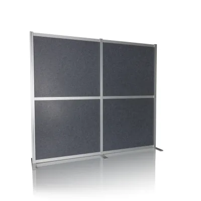 hjh OFFICE Trennwand FLEXMIUT MODUL Stoff, Kunststoff, Aluminium, Stahl