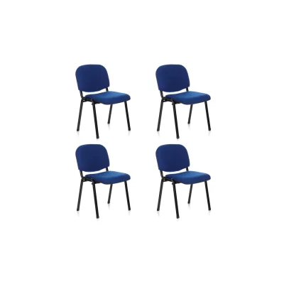 hjh OFFICE Vierfußstuhl 4er Pack XT 600 Stoff