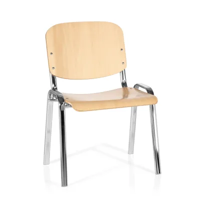 hjh OFFICE Vierfußstuhl XT 600 C H Holz