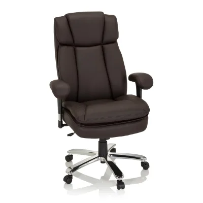 hjh OFFICE XXL Drehstuhl BUILDER XXL I Kunstleder mit Armlehnen (höhenverstellbar)