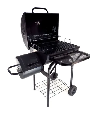 Holzkohlefassgrill - ca. 90 x 70 x 126 cm