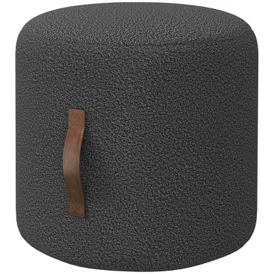 Homcom Sitzhocker, Dunkelgrau 48x45x48 cm