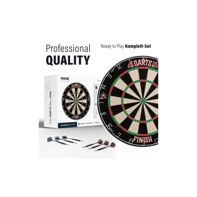 HOME DELUXE Dartscheibe Klassisch inkl. Surround GOOD DARTS