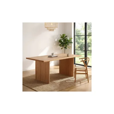 HOME DELUXE Esstisch Eiche geölt FONTAR Natur - 180 x 90 cm