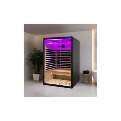 HOME DELUXE Infrarotkabine NERO S - 190 x 90 cm für 1 Person