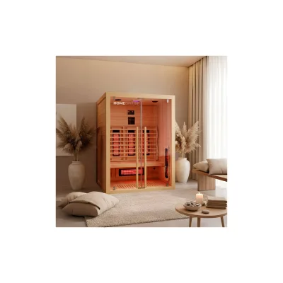 HOME DELUXE Infrarotkabine SONORA M - 135 x 105 cm für 2 Personen